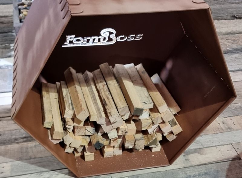 Form Boss Hexagon Firewood Holder